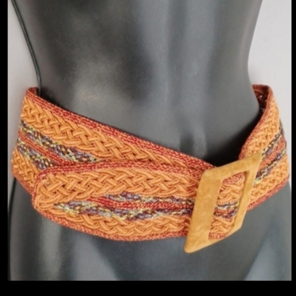 Karen Palmer Woven Belt Size S - Picture 3 of 8